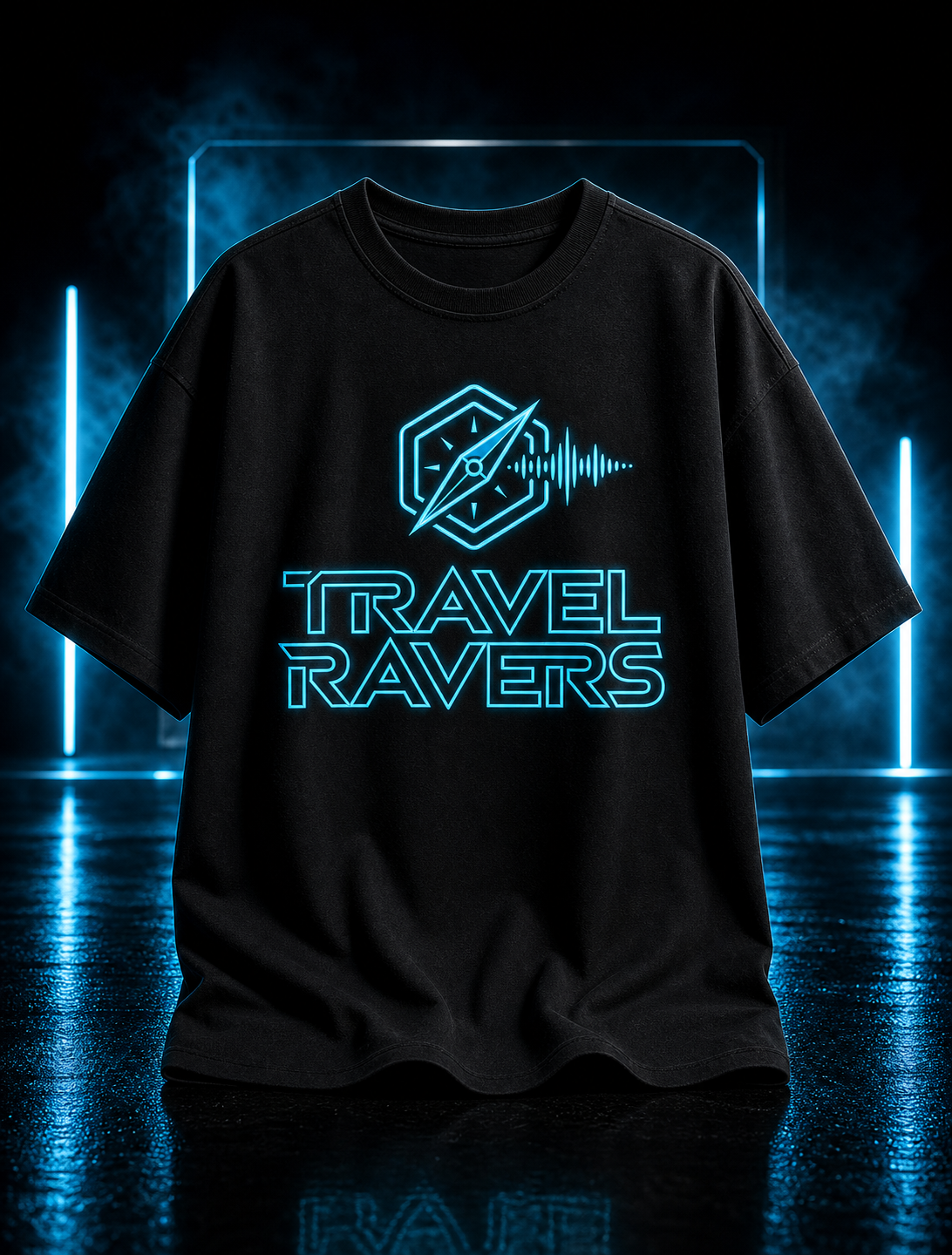 Travel Ravers Oversized Tee